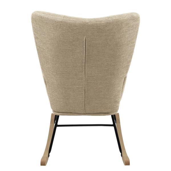 Schaukelsessel OURA - Webstoff Roge: Beige
