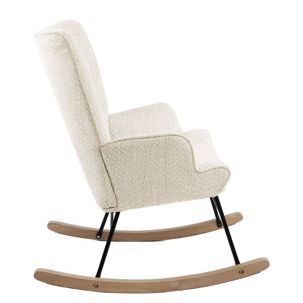 Schaukelsessel LIAI - Chenille - Creme