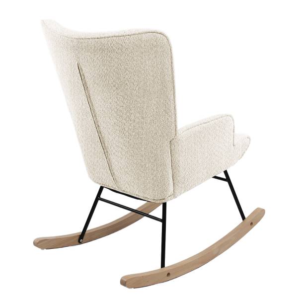 Schaukelsessel LIAI - Chenille - Creme