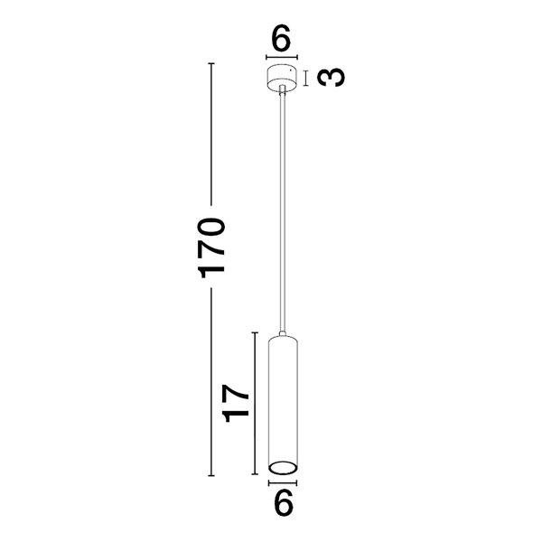 Pendelleuchte Gia - Aluminium - 1-flammig
