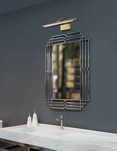 Wandleuchte Tiffany - Aluminium - 1-flammig