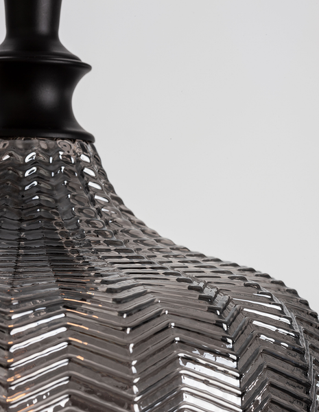 Pendelleuchte Loni - Aluminium - 1-flammig - Schwarz