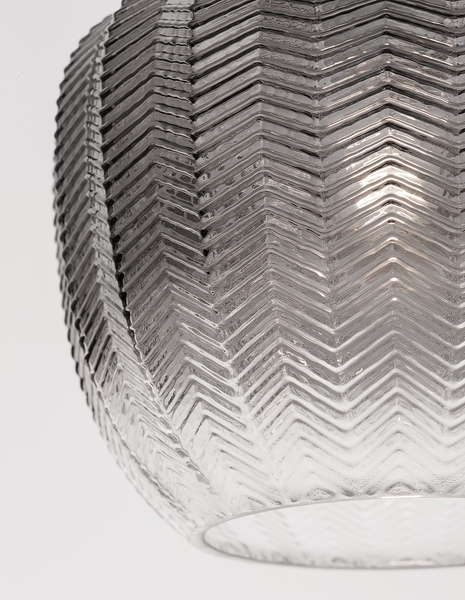 Pendelleuchte Loni - Aluminium - 1-flammig - Schwarz