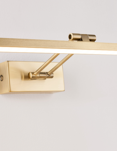 Wandleuchte Marnell - Aluminium - 1-flammig