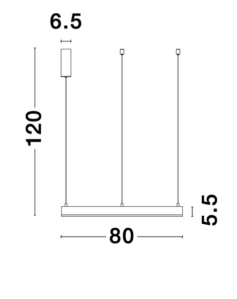 Pendelleuchte Motif Typ A - Aluminium - 1-flammig - Weiß - Durchmesser: 80 cm