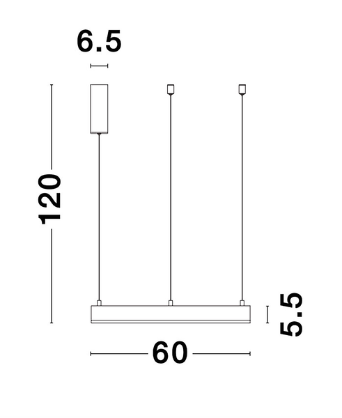 Pendelleuchte Motif Typ A - Aluminium - 1-flammig - Weiß - Durchmesser: 60 cm
