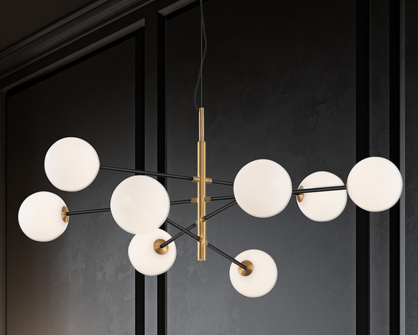 Pendelleuchte Vitra - Aluminium - Flammenanzahl: 8