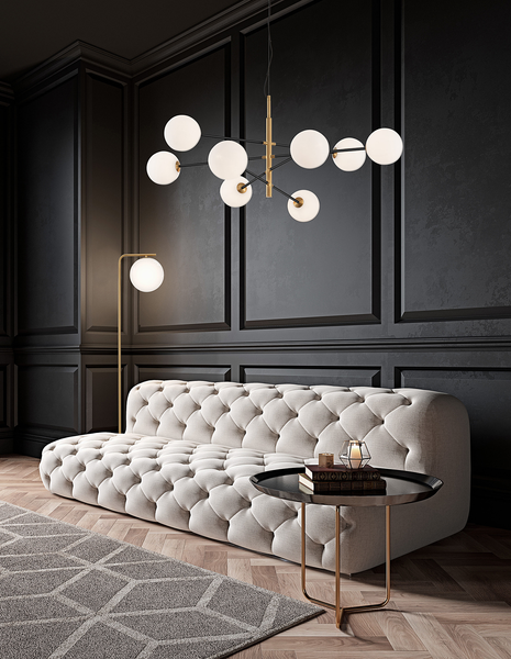 Pendelleuchte Vitra - Aluminium - Flammenanzahl: 8
