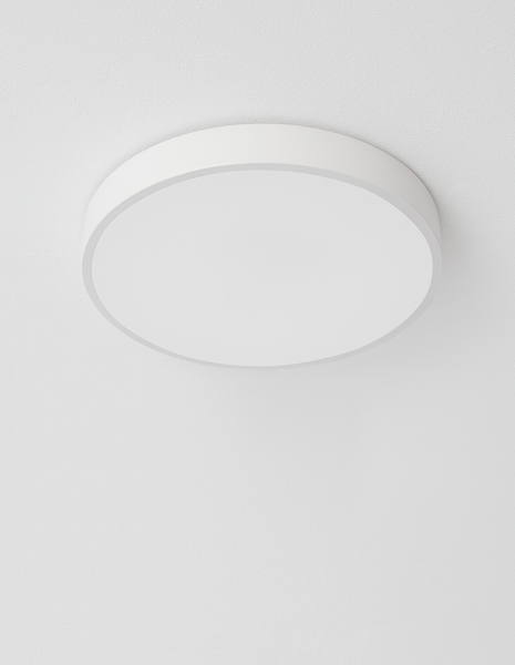 Deckenleuchte Hadon - Aluminium - 1-flammig - Weiß