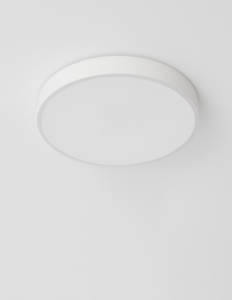 Deckenleuchte Hadon - Aluminium - 1-flammig - Weiß