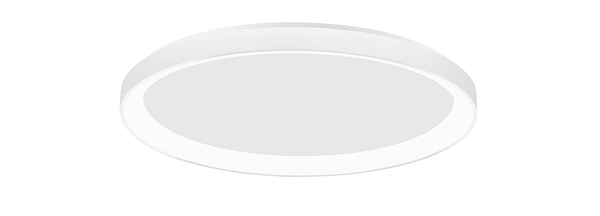 Deckenleuchte Pertino - Aluminium - 1-flammig - Weiß - Durchmesser: 48 cm