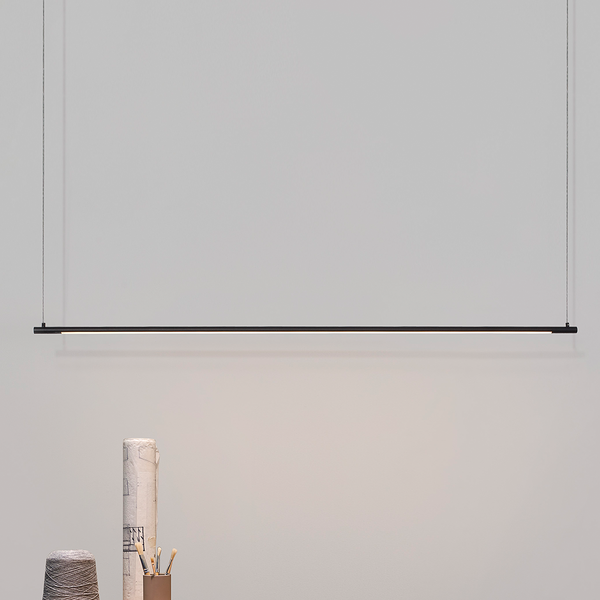 Pendelleuchte Elettra Typ B - Aluminium - Schwarz