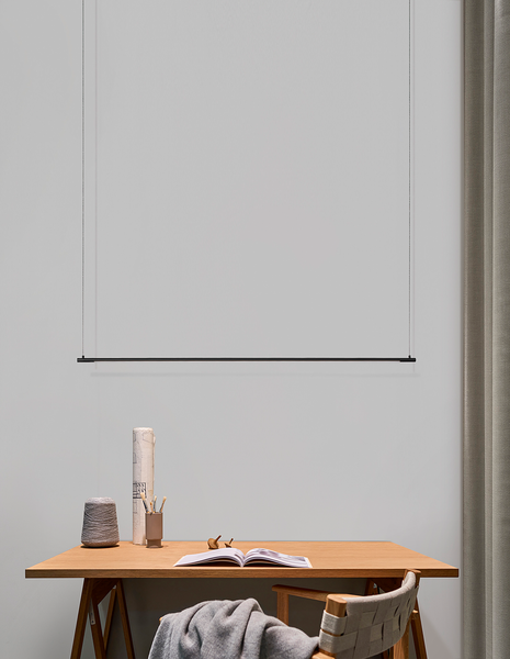 Pendelleuchte Elettra Typ B - Aluminium - Schwarz