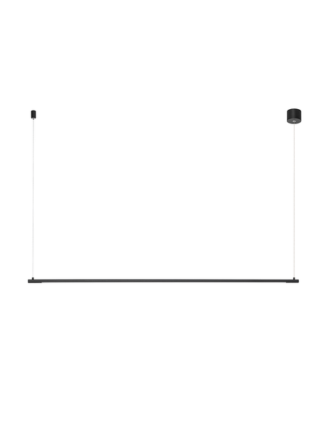 Pendelleuchte Elettra Typ B - Aluminium - Schwarz