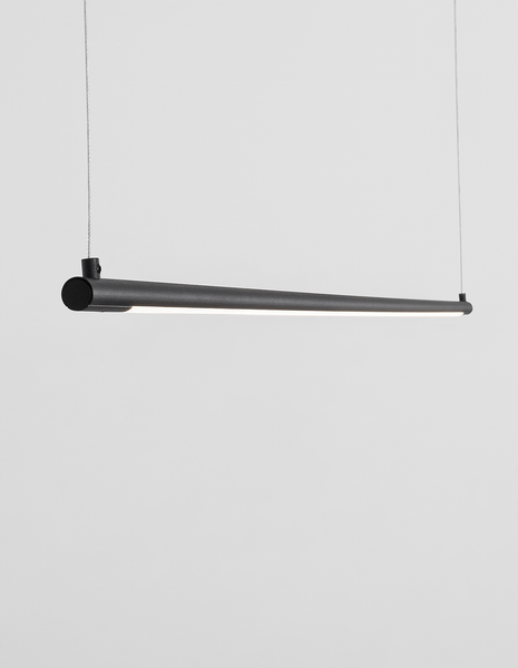 Pendelleuchte Elettra Typ B - Aluminium - Schwarz