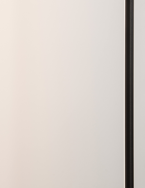 Deckenleuchte Elettra - Aluminium - 1-flammig - Schwarz