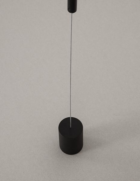 Deckenleuchte Elettra - Aluminium - 1-flammig - Schwarz
