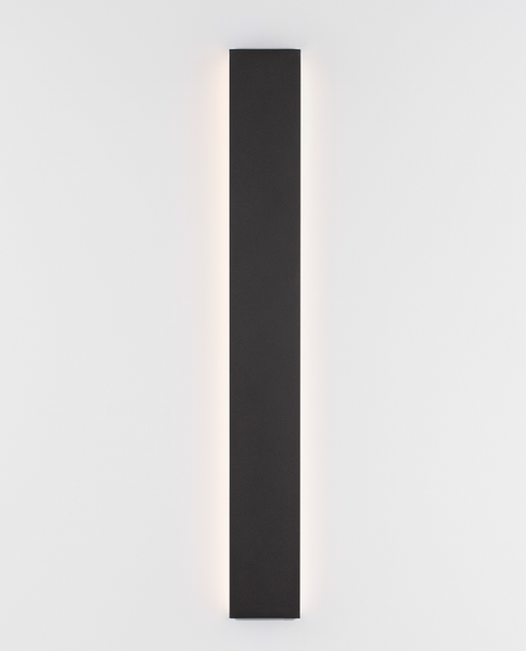 Wandleuchte Seline - Aluminium - 1-flammig - Schwarz - Höhe: 8 cm