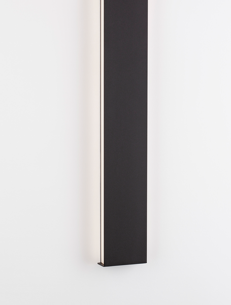 Wandleuchte Seline - Aluminium - 1-flammig - Schwarz - Höhe: 8 cm