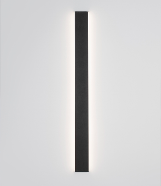 Wandleuchte Seline - Aluminium - 1-flammig - Schwarz - Höhe: 8 cm