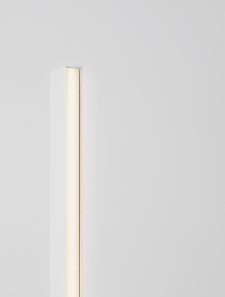 Wandleuchte Seline - Aluminium - 1-flammig - Weiß - Höhe: 8 cm