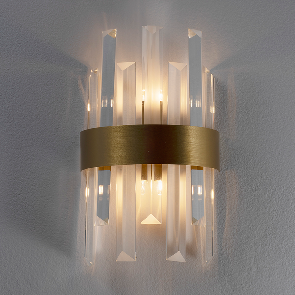 Wandleuchte Crown - Aluminium - 1-flammig