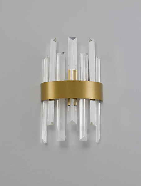 Wandleuchte Crown - Aluminium - 1-flammig