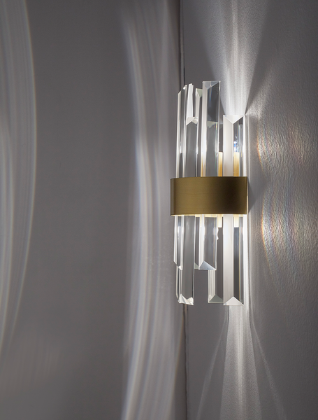 Wandleuchte Crown - Aluminium - 1-flammig