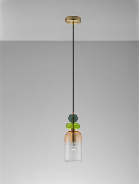 Pendelleuchte Murano Typ C - Aluminium - 1-flammig