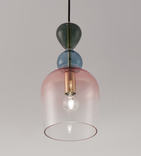 Pendelleuchte Murano Typ B - Aluminium - 1-flammig