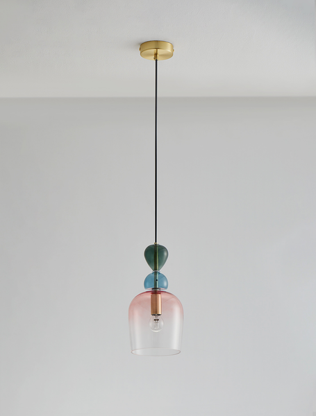 Pendelleuchte Murano Typ B - Aluminium - 1-flammig