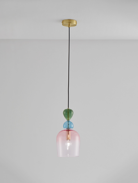 Pendelleuchte Murano Typ B - Aluminium - 1-flammig