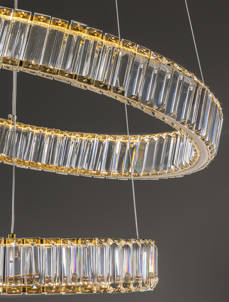 Pendelleuchte Aurelia Typ D - Aluminium - 2-flammig - Gold
