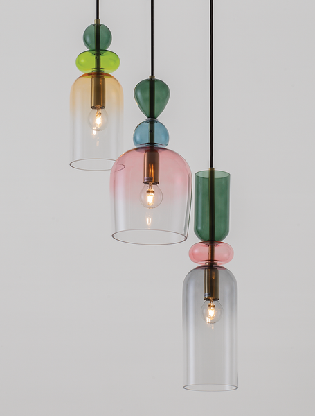 Pendelleuchte Murano Typ E - Aluminium - 3-flammig