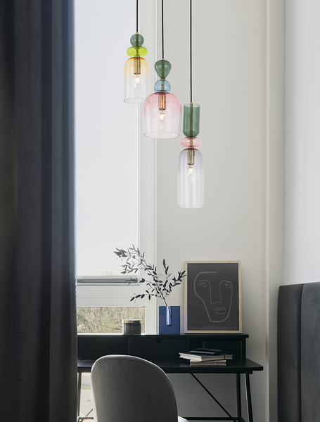 Pendelleuchte Murano Typ E - Aluminium - 3-flammig