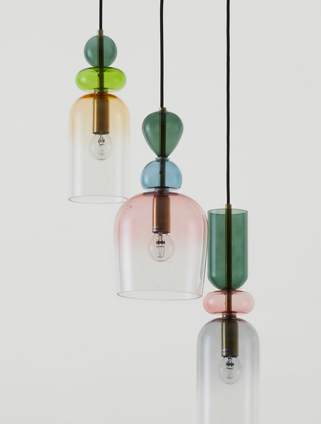 Pendelleuchte Murano Typ E - Aluminium - 3-flammig