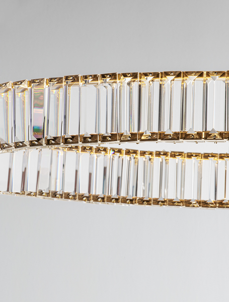 Pendelleuchte Aurelia Typ C - Aluminium - 1-flammig - Gold - Durchmesser: 80 cm