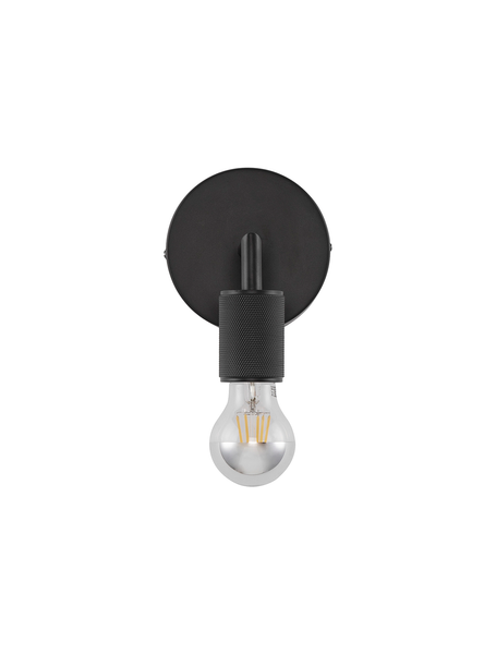 Wandleuchte Royal Typ A - Aluminium - 1-flammig - Schwarz