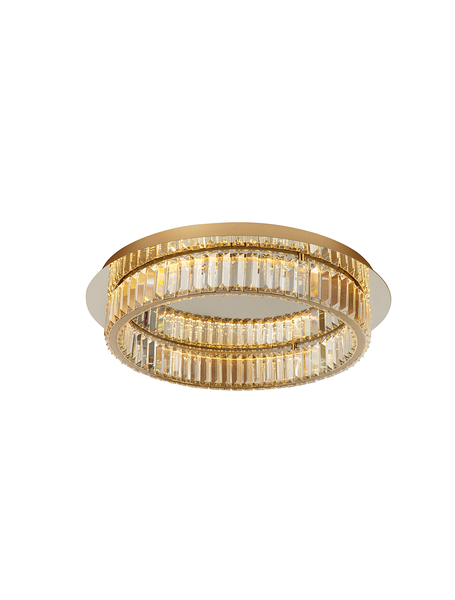 Deckenleuchte Aurelia Typ B - Aluminium - 1-flammig - Gold - Durchmesser: 50 cm