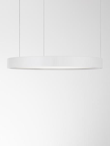 Pendelleuchte Perrine - Aluminium - 1-flammig - Weiß