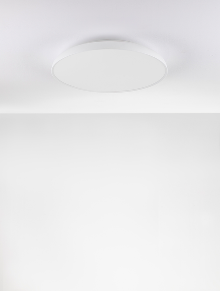 Deckenleuchten Linus - Aluminium - 1-flammig - Weiß - Durchmesser: 60 cm