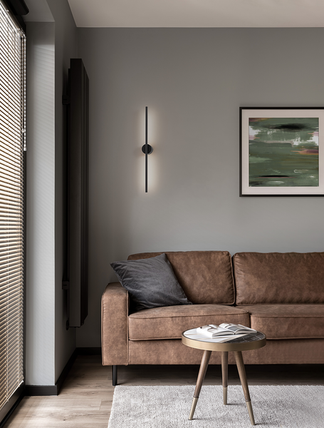 Wandleuchte Aden Typ A - Aluminium - 1-flammig - Höhe: 60 cm