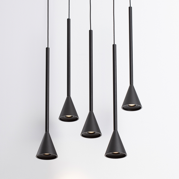 Pendelleuchte Net Typ B - Aluminium - 15-flammig