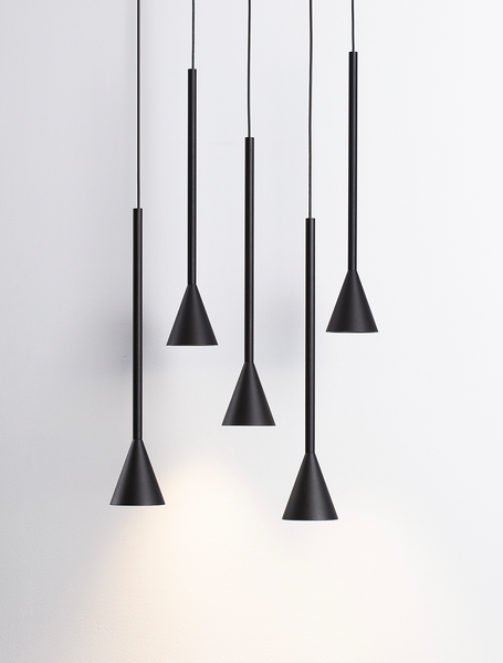 Pendelleuchte Net Typ B - Aluminium - 15-flammig