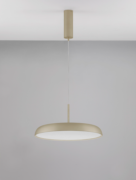 Pendelleuchte Linus - Aluminium - 1-flammig - Gold