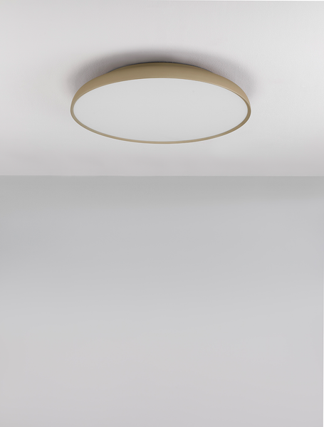 Deckenleuchten Linus - Aluminium - 1-flammig - Gold - Durchmesser: 60 cm