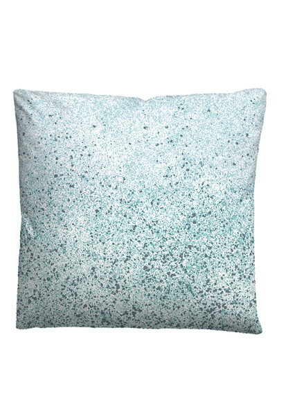 Mako-Satin Bettwäsche Buml - Baumwolle - Creme / Blau - 135 x 200 cm + Kissen 80 x 80 cm