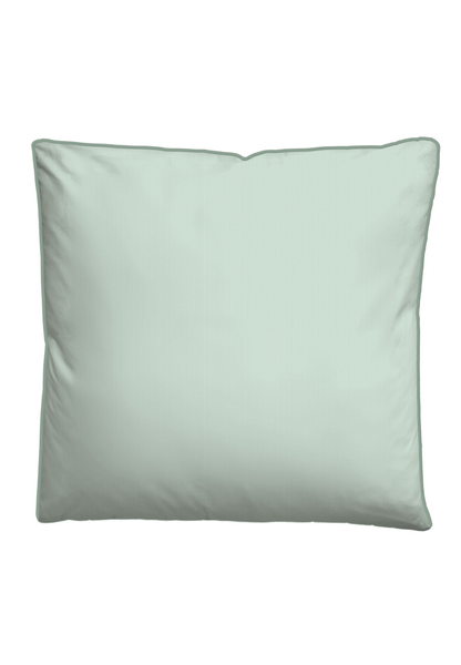 Mako Satin Bettwäsche Papis - Baumwolle - Mintgrün - 135 x 200 cm + Kissen 80 x 80 cm