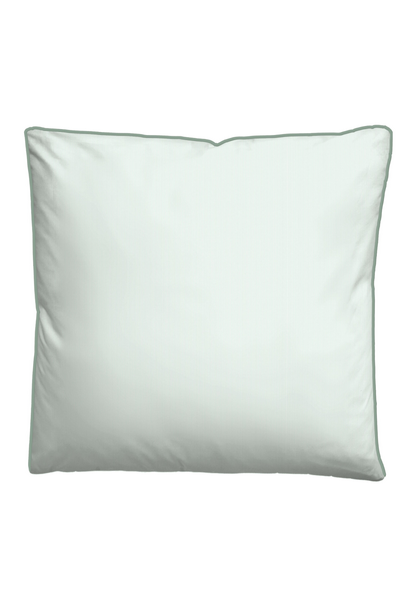 Mako Satin Bettwäsche Papis - Baumwolle - Mintgrün - 135 x 200 cm + Kissen 80 x 80 cm