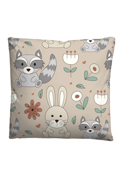 Kinder Feinbiber Bettwäsche Urtti - Baumwolle - Taupe - 135 x 200 cm + Kissen 80 x 80 cm